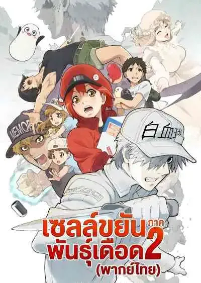 Hataraku Saibou เซลล์ขยัน พันธุ์เดือด ภาค 2 (พากย์ไทย)